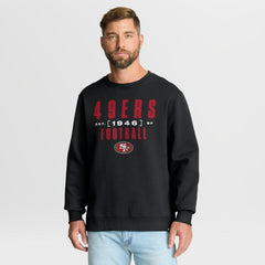 San Francisco 49ers Powerful Throw Legacy Pullover Sweatshirt Black - Fanatics