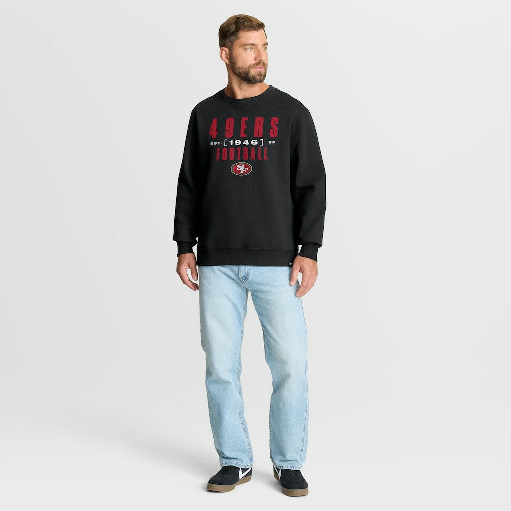 San Francisco 49ers Powerful Throw Legacy Pullover Sweatshirt Black - Fanatics
