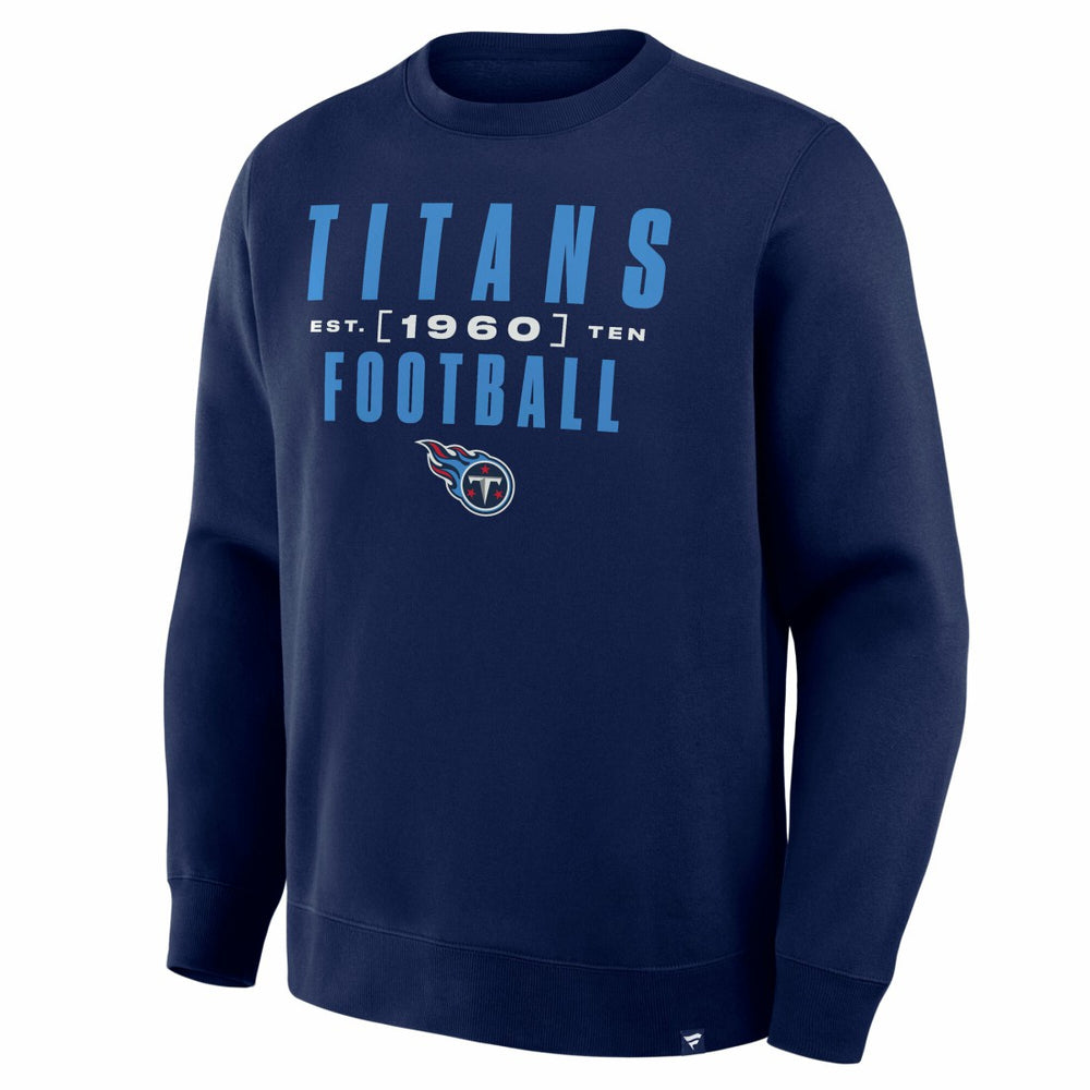 Tennessee Titans Powerful Throw Legacy Pullover Sweatshirt Navy - Fanatics