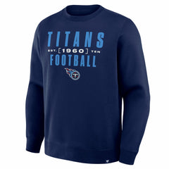 Tennessee Titans Powerful Throw Legacy Pullover Sweatshirt Navy - Fanatics