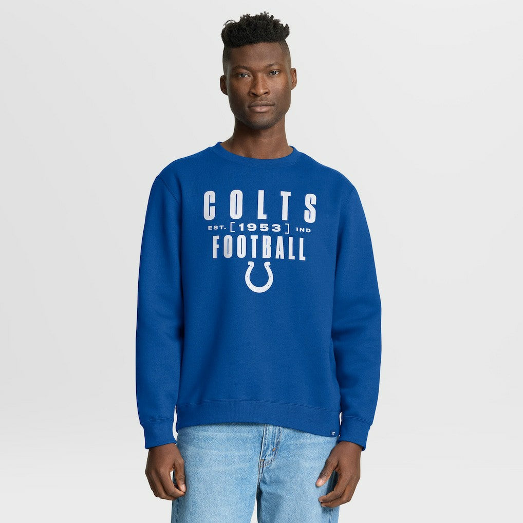 Indianapolis Colts Powerful Throw Legacy Pullover Sweatshirt Royal - Fanatics