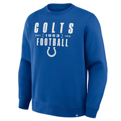 Indianapolis Colts Powerful Throw Legacy Pullover Sweatshirt Royal - Fanatics