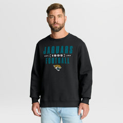 Jacksonville Jaguars Powerful Throw Legacy Pullover Sweatshirt Black - Fanatics