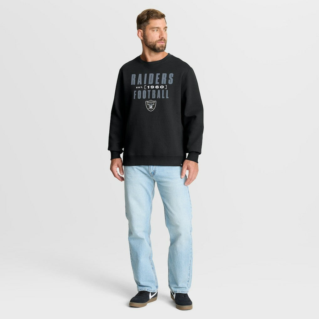 Las Vegas Raiders Powerful Throw Legacy Pullover Sweatshirt Black - Fanatics