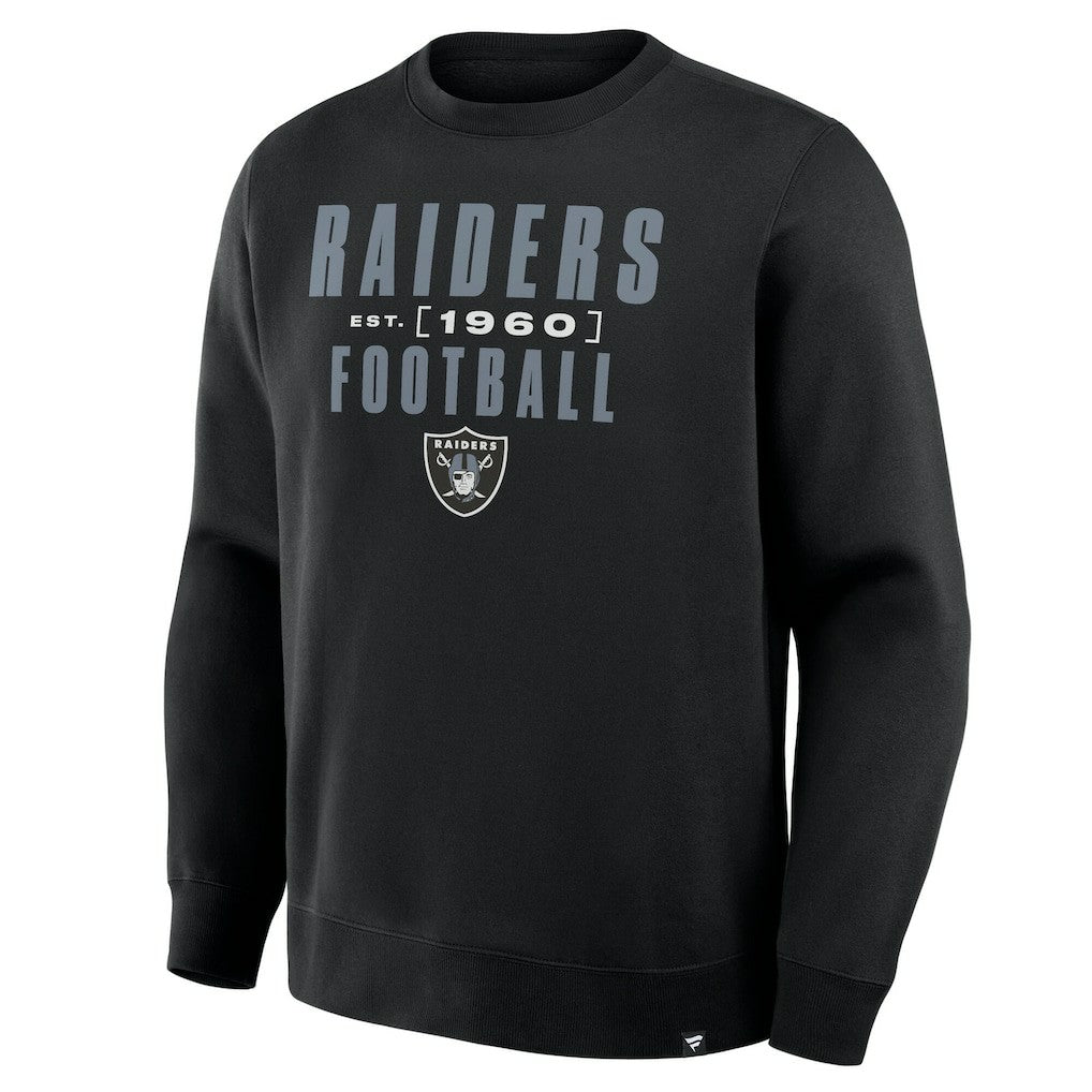Las Vegas Raiders Powerful Throw Legacy Pullover Sweatshirt Black - Fanatics