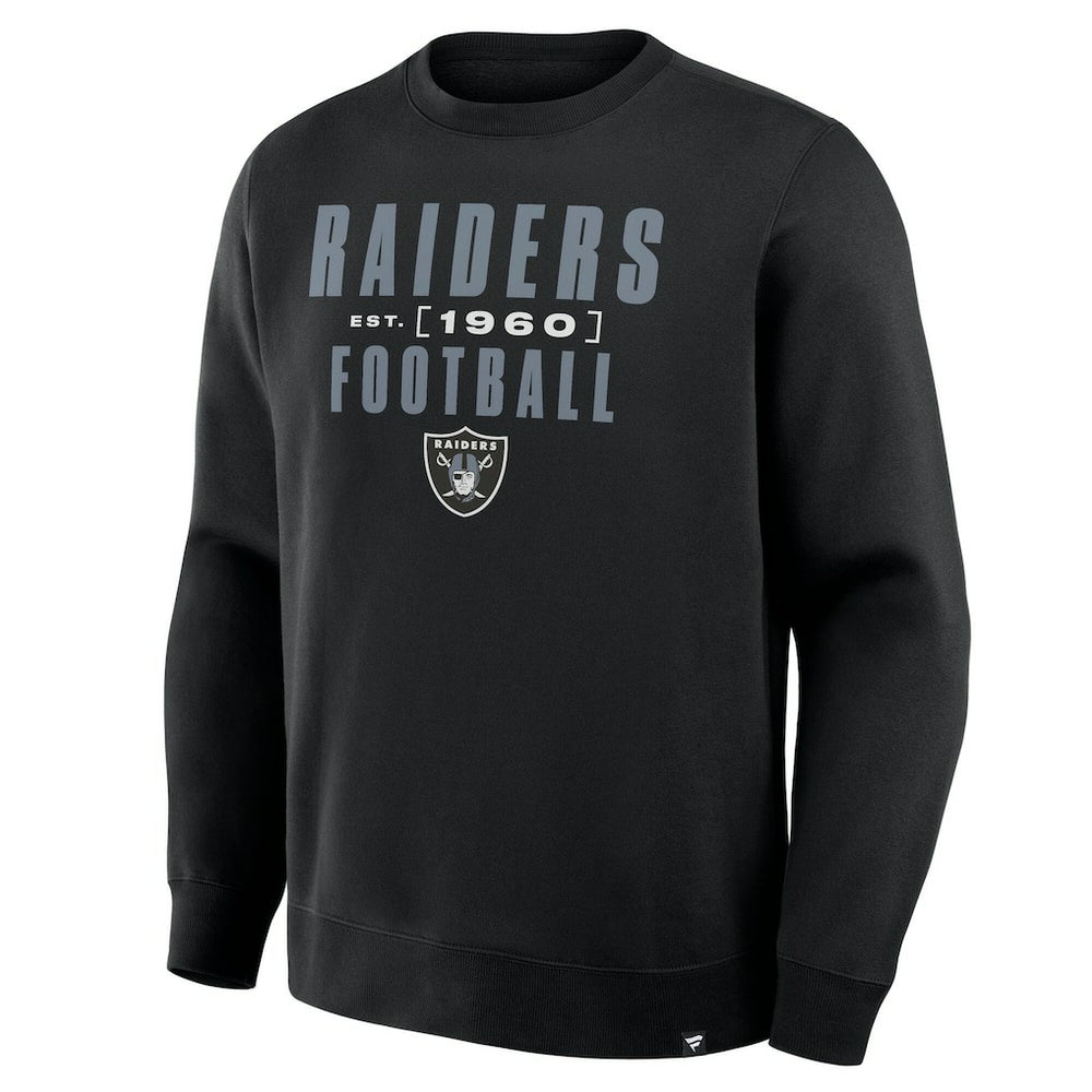 Las Vegas Raiders Powerful Throw Legacy Pullover Sweatshirt Black - Fanatics