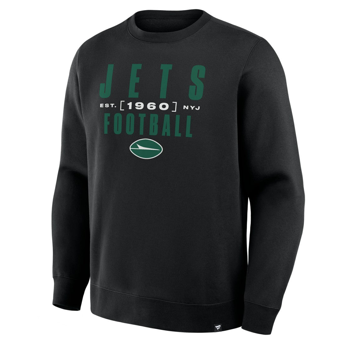 New York Jets Powerful Throw Legacy Pullover Sweatshirt Black - Fanatics