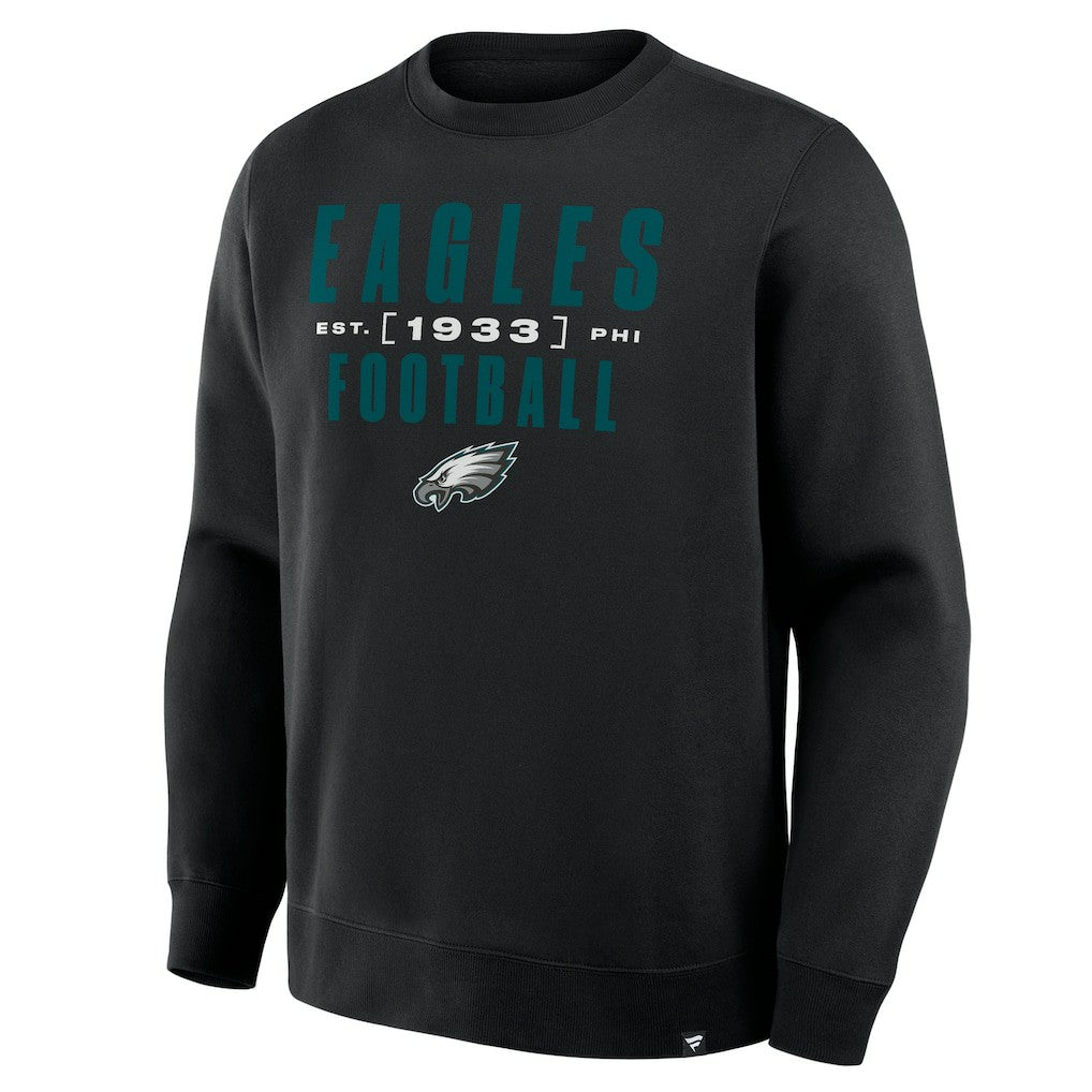 Philadelphia Eagles Powerful Throw Legacy Pullover Sweatshirt Black - Fanatics