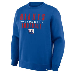 New York Giants Powerful Throw Legacy Pullover Sweatshirt Royal - Fanatics