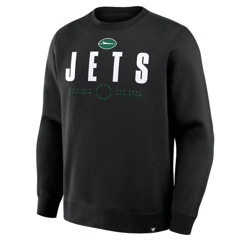 New York Jets Direct Handoff Legacy Pullover Sweatshirt Black - Fanatics