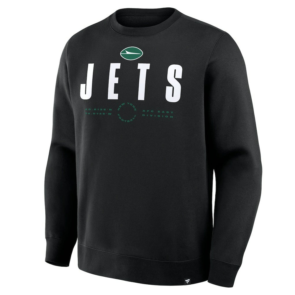 New York Jets Direct Handoff Legacy Pullover Sweatshirt Black - Fanatics