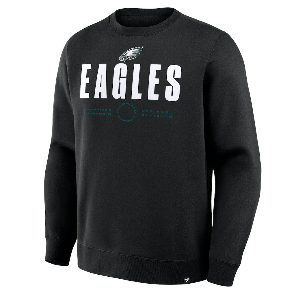 Philadelphia Eagles Direct Handoff Legacy Pullover Sweatshirt Black - Fanatics