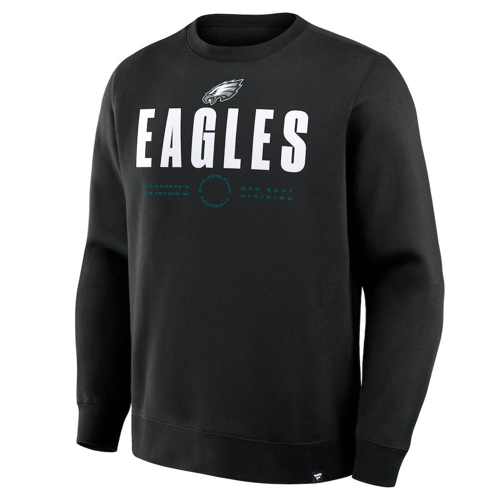 Philadelphia Eagles Direct Handoff Legacy Pullover Sweatshirt Black - Fanatics