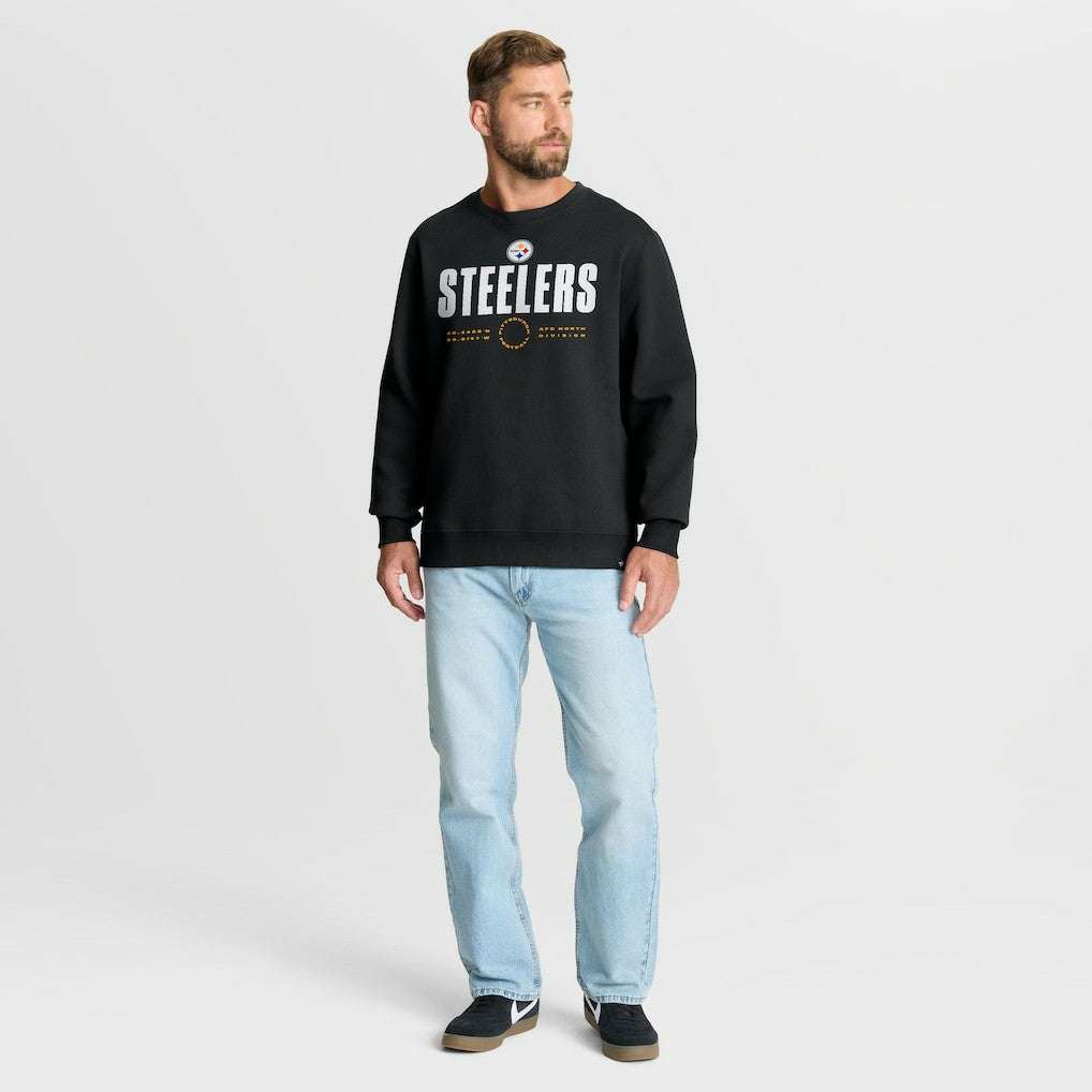 Pittsburgh Steelers Direct Handoff Legacy Pullover Sweatshirt Black - Fanatics
