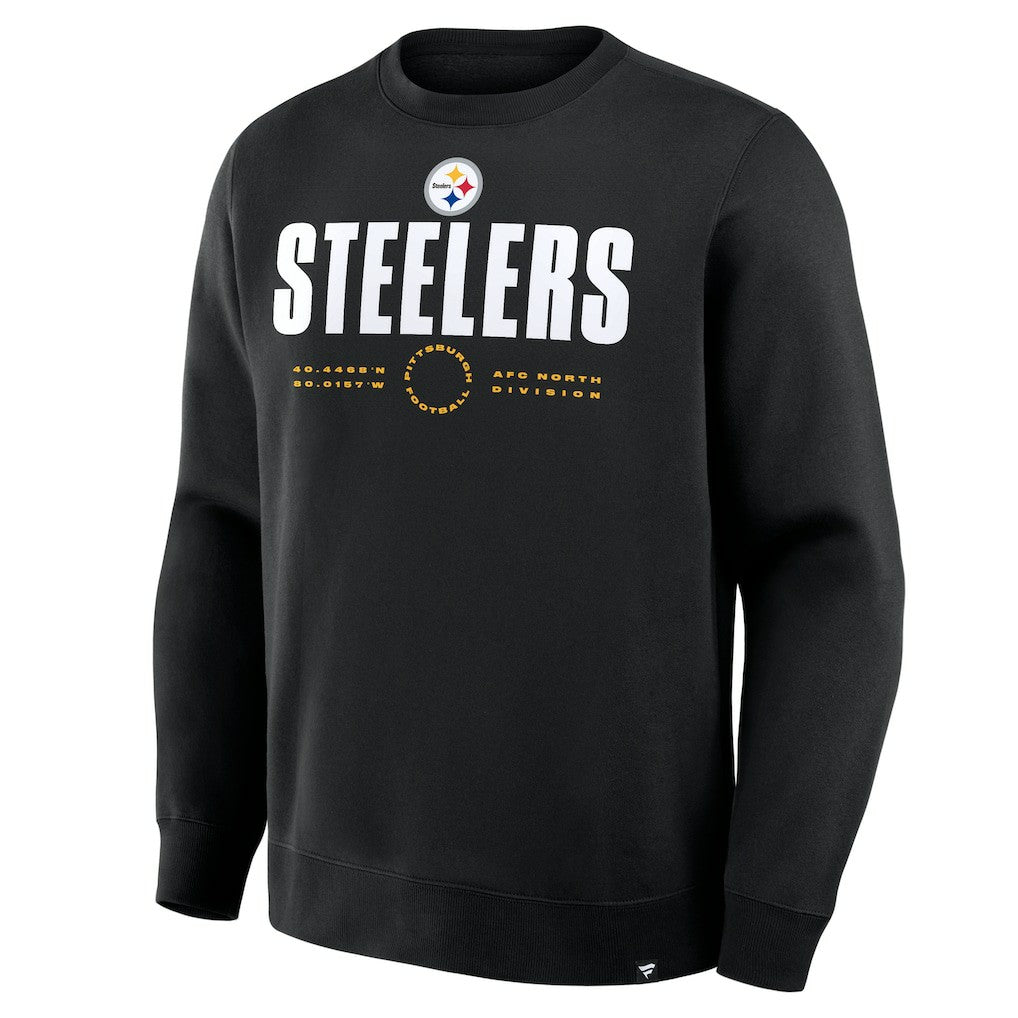 Pittsburgh Steelers Direct Handoff Legacy Pullover Sweatshirt Black - Fanatics
