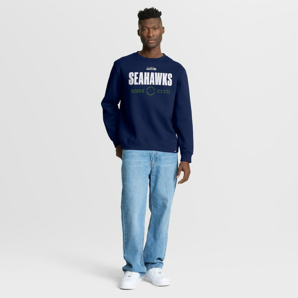Seattle Seahawks Direct Handoff Legacy Pullover Sweatshirt College Navy - Fanatics