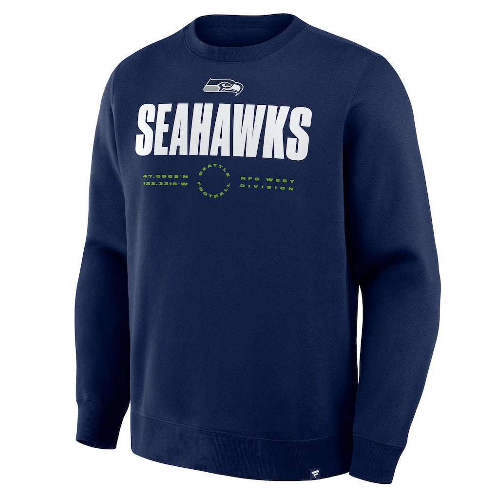 Seattle Seahawks Direct Handoff Legacy Pullover Sweatshirt College Navy - Fanatics