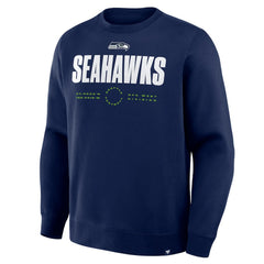 Seattle Seahawks Direct Handoff Legacy Pullover Sweatshirt College Navy - Fanatics