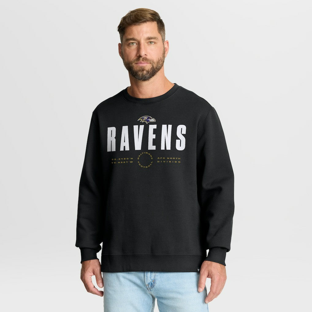 Baltimore Ravens Direct Handoff Legacy Pullover Sweatshirt Black - Fanatics