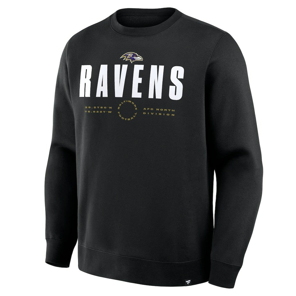 Baltimore Ravens Direct Handoff Legacy Pullover Sweatshirt Black - Fanatics