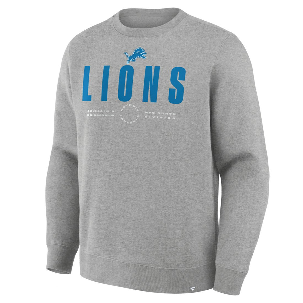 Detroit Lions Direct Handoff Legacy Pullover Sweatshirt Heather Gray - Fanatics