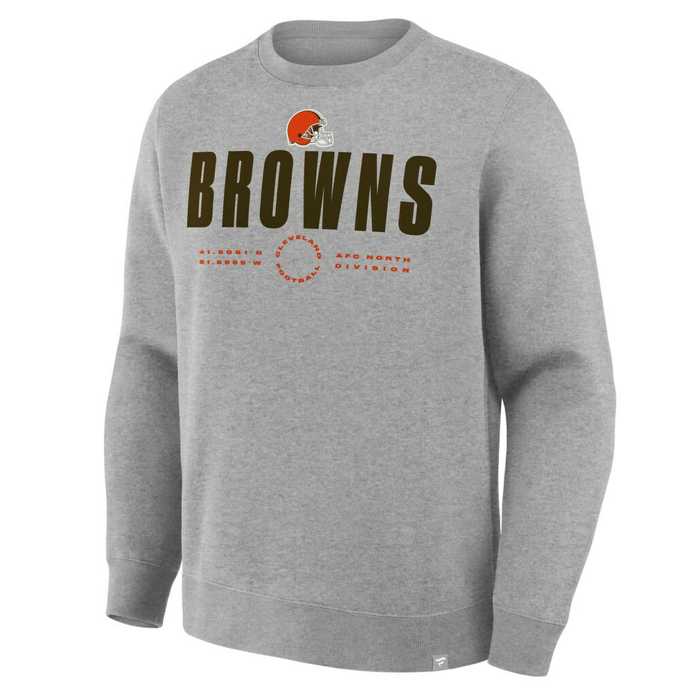 Cleveland Browns Direct Handoff Legacy Pullover Sweatshirt Heather Gray - Fanatics