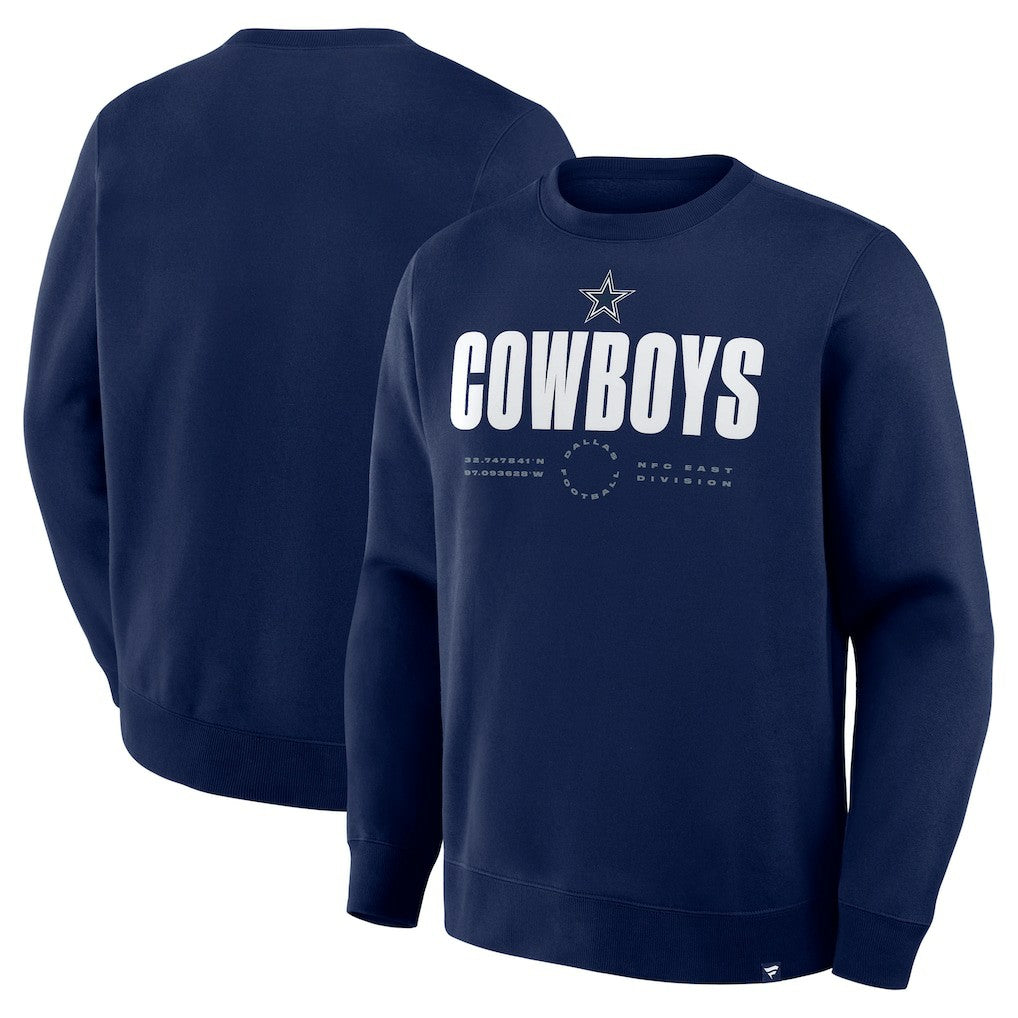 Dallas Cowboys Direct Handoff Legacy Pullover Sweatshirt Navy - Fanatics