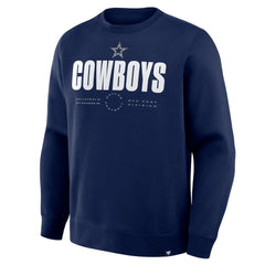 Dallas Cowboys Direct Handoff Legacy Pullover Sweatshirt Navy - Fanatics