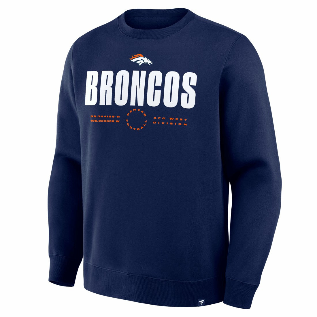 Denver Broncos Direct Handoff Legacy Pullover Sweatshirt Navy - Fanatics