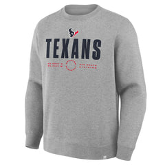 Houston Texans Direct Handoff Legacy Pullover Sweatshirt Heather Gray - Fanatics