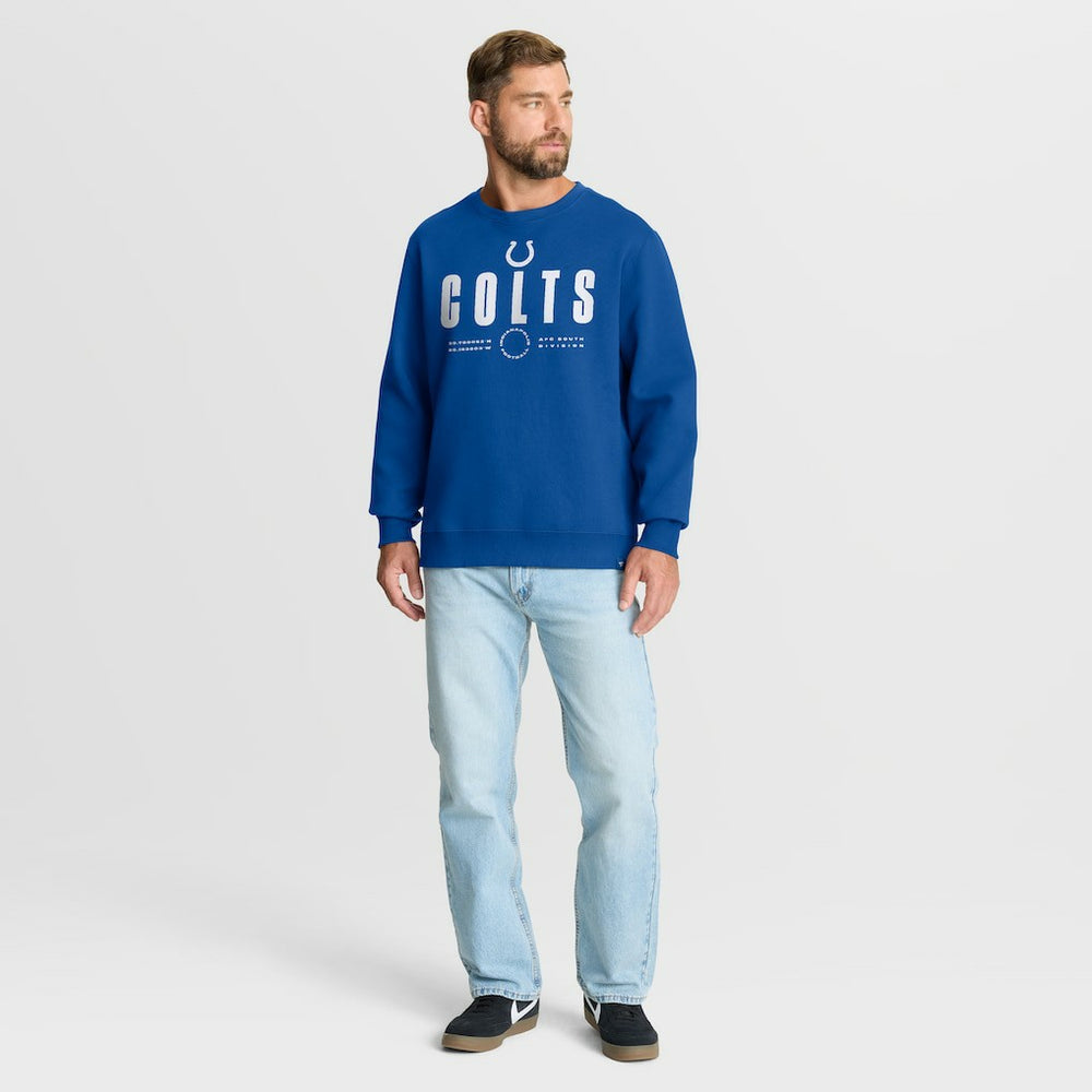 Indianapolis Colts Direct Handoff Legacy Pullover Sweatshirt Royal - Fanatics