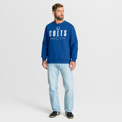 Indianapolis Colts Direct Handoff Legacy Pullover Sweatshirt Royal - Fanatics