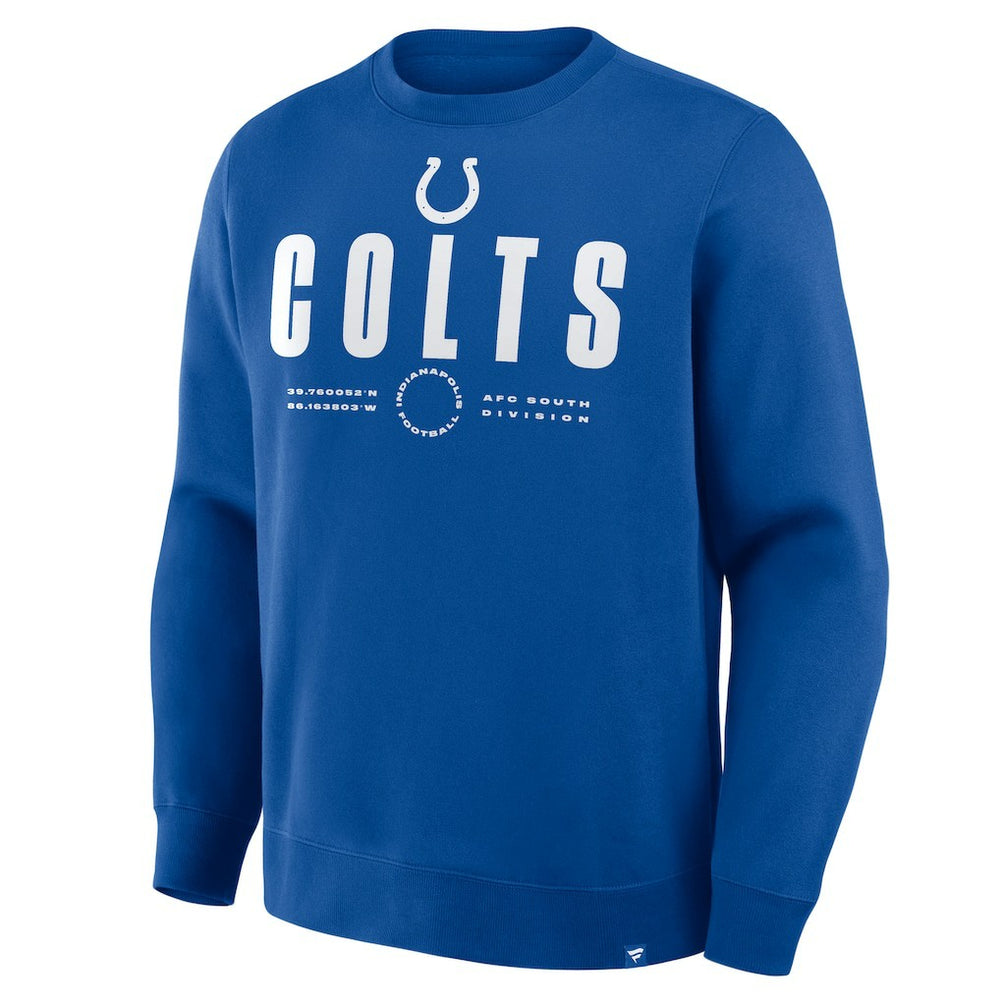 Indianapolis Colts Direct Handoff Legacy Pullover Sweatshirt Royal - Fanatics