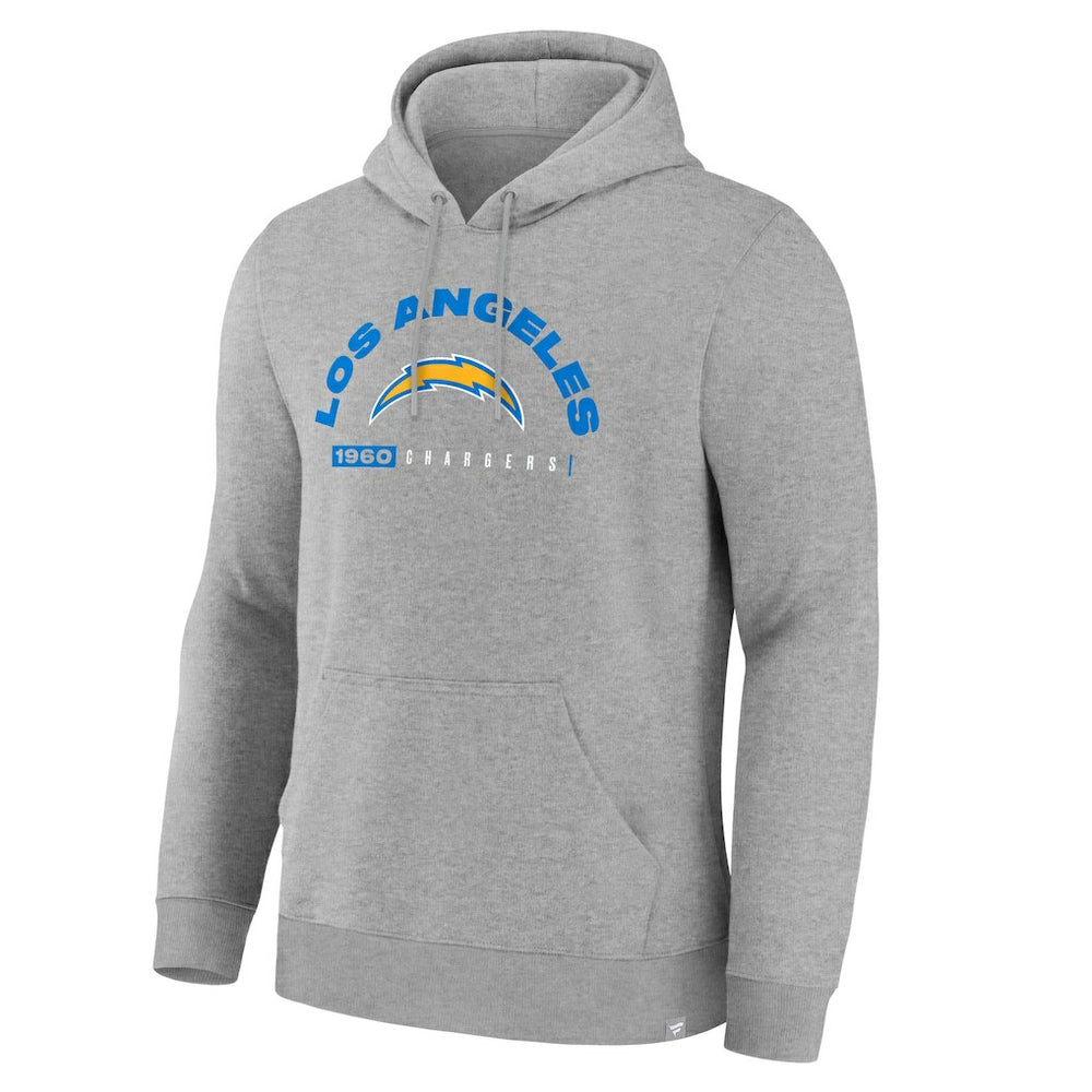 Los Angeles Chargers Delay of Game Legacy Pullover Hoodie Heather Gray - Fanatics