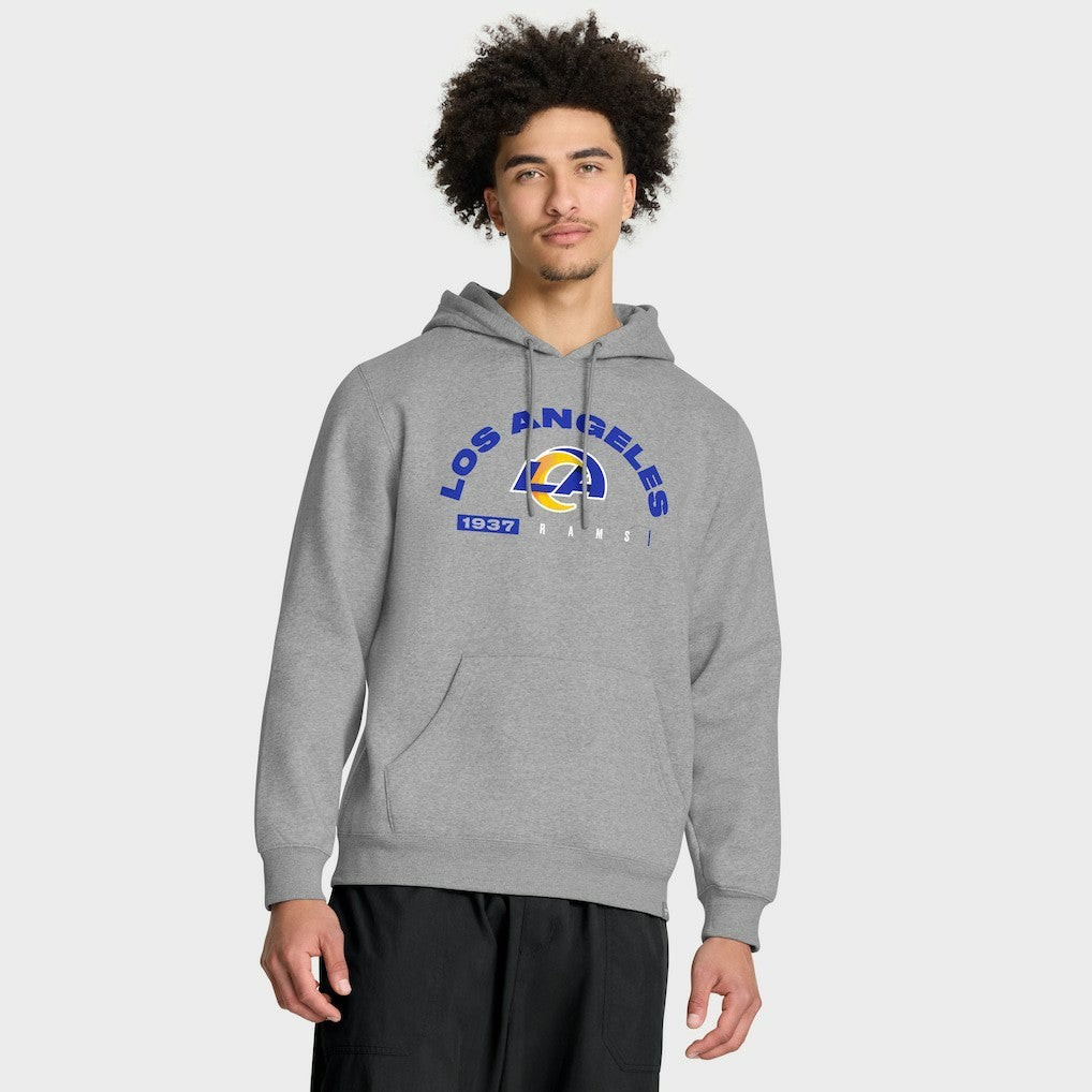 Los Angeles Rams Delay of Game Legacy Pullover Hoodie Heather Gray - Fanatics
