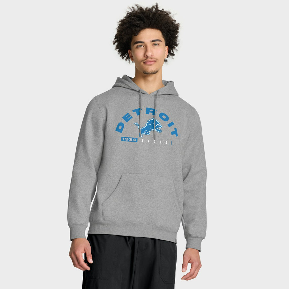 Detroit Lions Delay of Game Legacy Pullover Hoodie Heather Gray - Fanatics