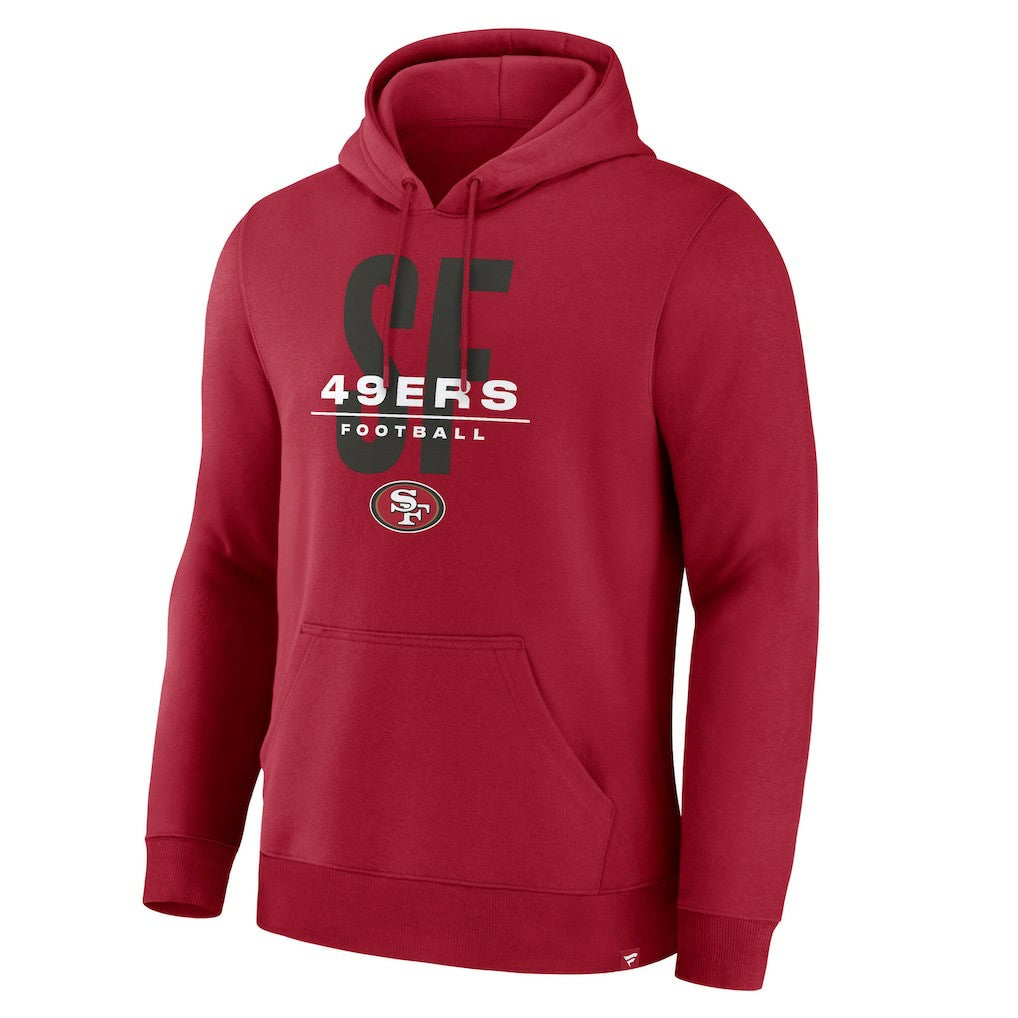 San Francisco 49ers Right Tackle Legacy Pullover Hoodie - Scarlet - Fanatics