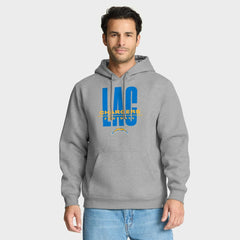 Los Angeles Chargers Right Tackle Legacy Pullover Hoodie - Heather Gray - Fanatics