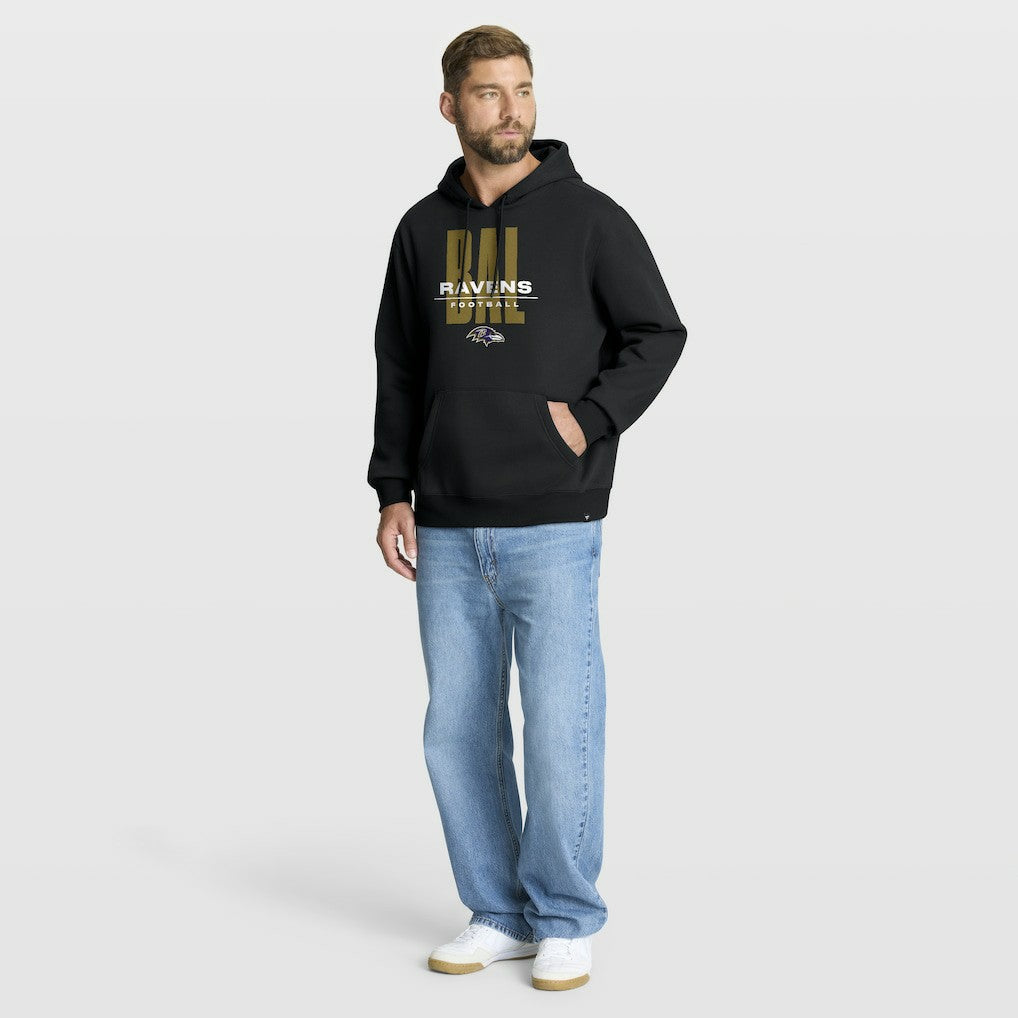 Baltimore Ravens Right Tackle Legacy Pullover Hoodie - Black - Fanatics