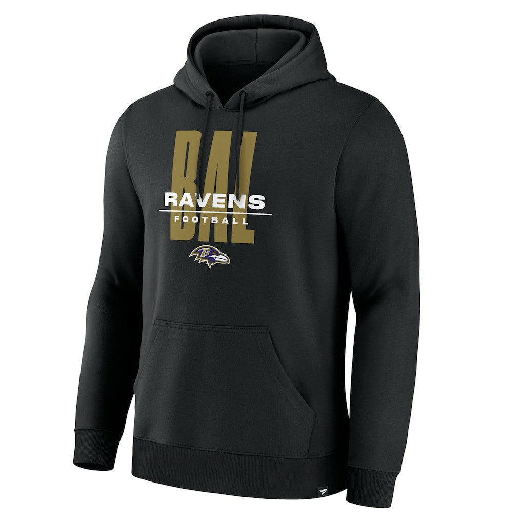 Baltimore Ravens Right Tackle Legacy Pullover Hoodie - Black - Fanatics