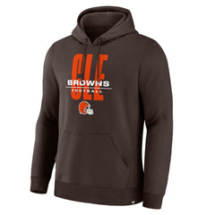 Cleveland Browns Right Tackle Legacy Pullover Hoodie - Brown - Fanatics