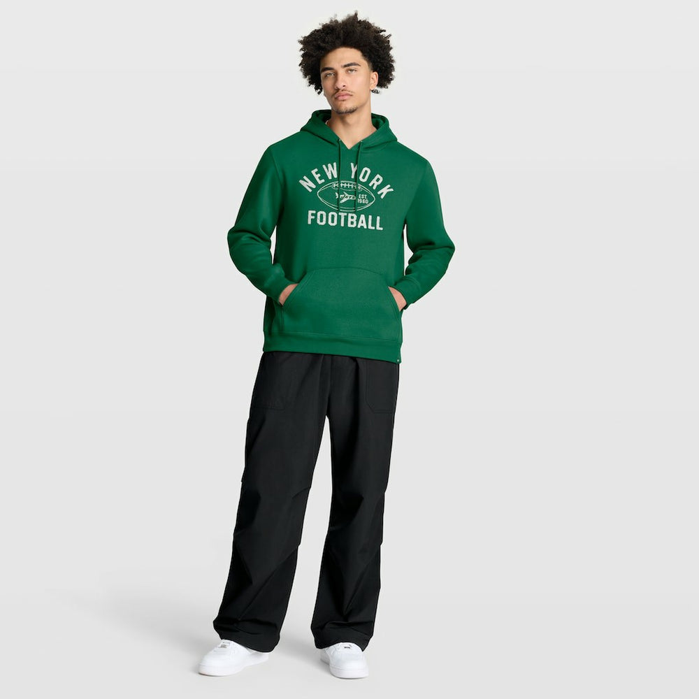 New York Jets Fumblerooski Legacy Pullover Hoodie Kelly Green - Fanatics