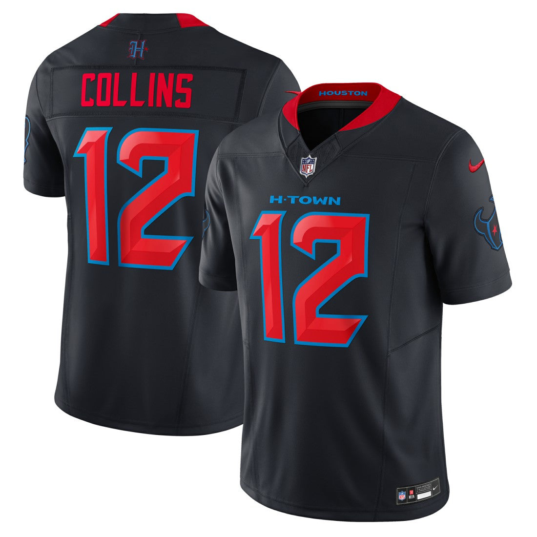 Nico Collins Houston Texans Alternate 2 Vapor F.U.S.E. Limited Jersey Navy - Nike