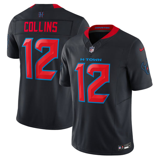 Nico Collins Houston Texans Alternate 2 Vapor F.U.S.E. Limited Jersey - Navy | NFL Jerseys
