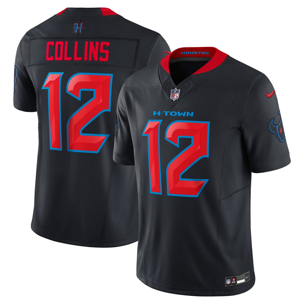 Nico Collins Houston Texans Alternate 2 Vapor F.U.S.E. Limited Jersey Navy - Nike