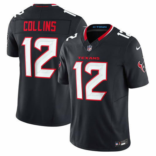 Nico Collins Houston Texans Team Vapor F.U.S.E. Limited Jersey - Navy | NFL Jerseys