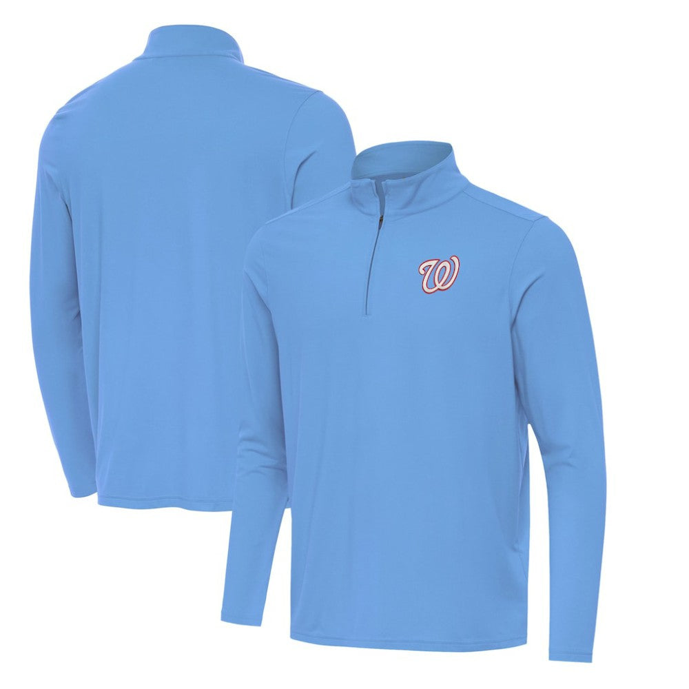 Washington Nationals Antigua Intent Quarter-Zip Top Online