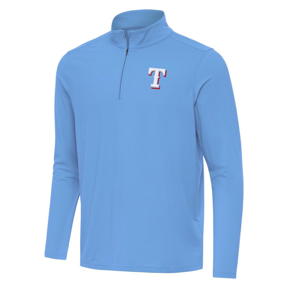 Texas Rangers Antigua Intent Quarter-Zip Top for sale