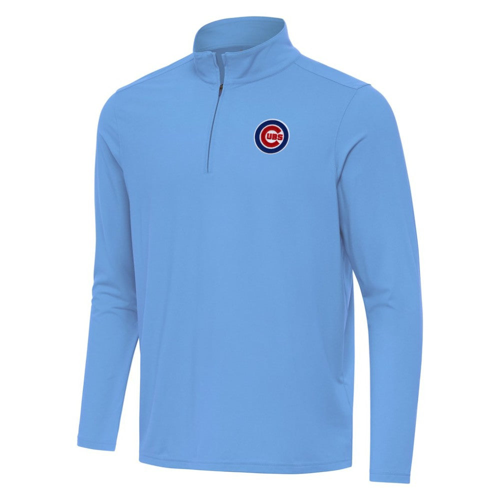 Chicago Cubs Antigua Intent Quarter-Zip Top Lifestyle