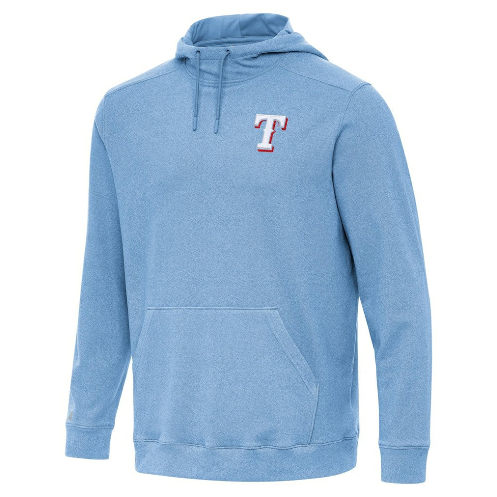 Texas Rangers Antigua Cloud Pullover Hoodie Lifestyle
